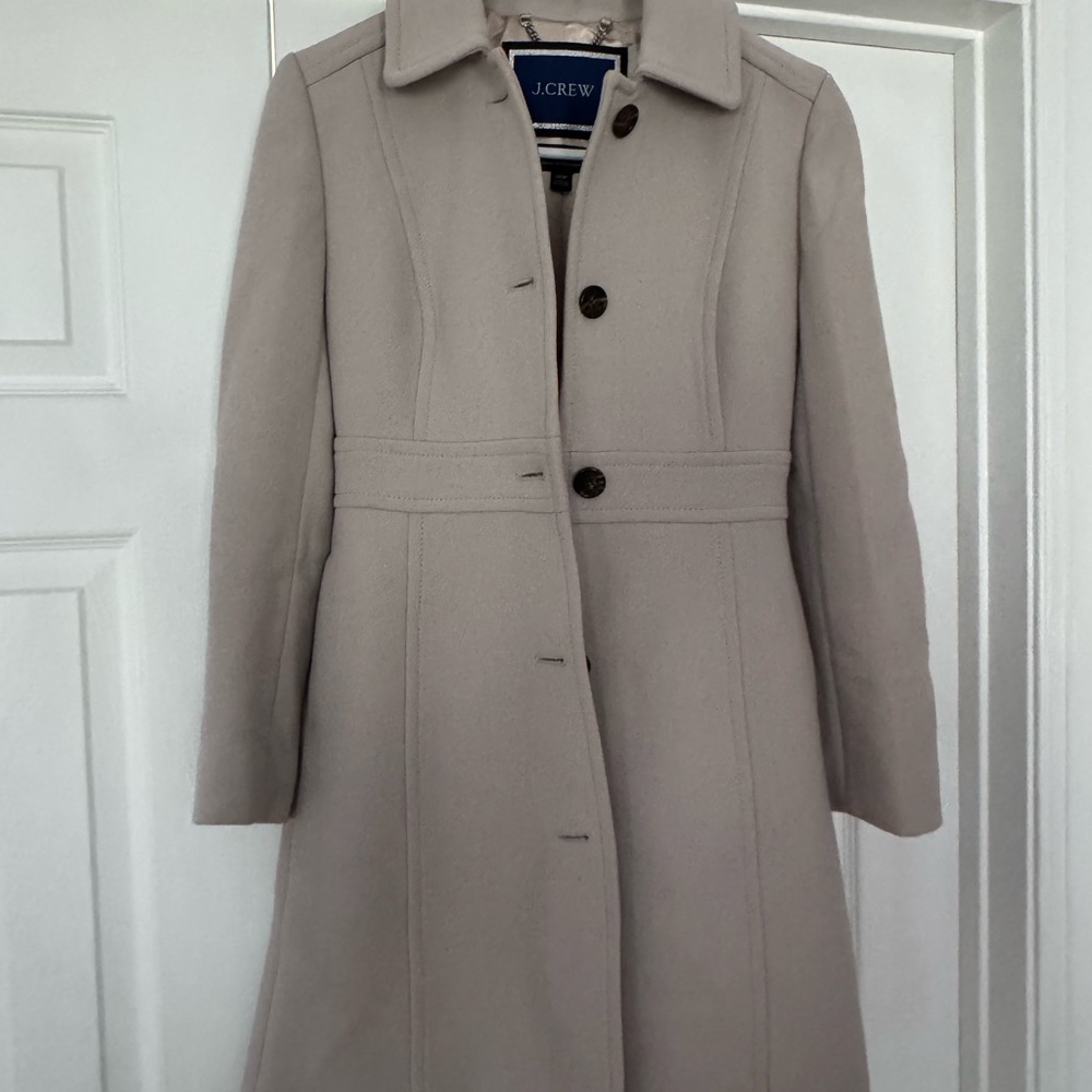 J. Crew Women's Classic Tan Trench Coat